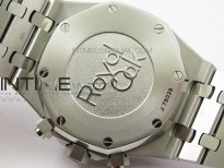 Royal Oak Chrono 26320 SS OMF 1:1 Best Edition Black dial on SS Bracelet A7750