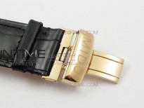 Commander RG HGF 1:1 Best Edition Black Dial On Black Leather strap A2824