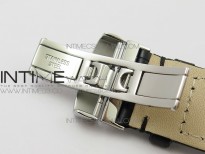 Commander SS HGF 1:1 Best Edition White Dial On Black Leather Strap A2824