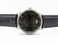 Commander SS HGF 1:1 Best Edition Gray Dial On Black Leather Strap A2824