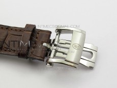 Kalpa Grande Tourbillon SS Silver Skeleton Dial on Brown Leather Strap