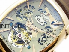 Kalpa Grande Tourbillon RG Gray Skeleton Dial on Brown Leather Strap