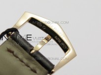 Calatrava 5296R RG ZF 1:1 Best Edition Ivory Dial On Brown Leather Strap 324CS (Free box)