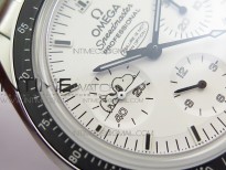 Speedmaster SS Snoopy OMF Best Edition White Dial on SS Bracelet Manual Winding Chrono Movement