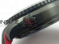 Planet Ocean 45.5mm Deep Black Real Ceramic (Red) VSF 1:1 Best Edition on Black Nylon Strap A8906 Super Clone