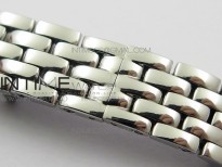 Panthère Secrete Ladies 22mm Diamond Bezel SS GF 1:1 Best Edition White Dial on SS Bracelet Ronda Quartz