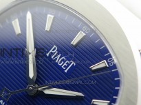 Piaget Polo S 42mm SS MKF 1:1 Best Edition Blue Textured Dial on SS Bracelet A1110P