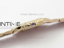 Panthère Secrete Ladies 27mm RG 8848F 1:1 Best Edition White Dial on RG Bracelet Ronda Quartz