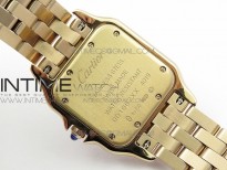 Panthère Secrete Ladies 27mm RG 8848F 1:1 Best Edition White Dial on RG Bracelet Ronda Quartz