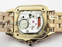 Panthère Secrete Ladies 22mm RG 8848F 1:1 Best Edition White Dial on RG Bracelet Ronda Quartz