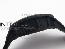 RM011 SS Felipe Massa 10th Anniversary KVF 1:1 Best Edition Crystal Skeleton Dial Blue on Black Rubber Strap A7750