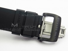 RM011 SS Felipe Massa 10th Anniversary KVF 1:1 Best Edition Crystal Skeleton Dial Blue on Black Rubber Strap A7750