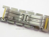 Tank Francaise Ladies 25mm SS/YG 8848F 1:1 Best Edition White Diamond Dial on SS/YG Bracelet Ronda Quartz