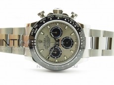 Daytona 116519LN JH Best Gray Dial Ceramic Bezel on SS Bracelet A4130