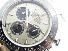 Daytona 116519LN JH Best Gray Dial Ceramic Bezel on SS Bracelet A4130