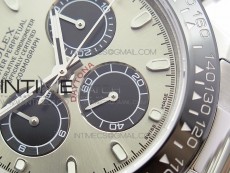 Daytona 116519LN JH Best Gray Dial Ceramic Bezel on SS Bracelet A4130