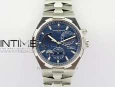 Overseas Dual Time Power Reserve TWA Best Edition Blue Dial on SS Bracelet A1222