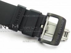 RM055 Forged Carbon Case KVF Best Edition Skeleton Dial Black Crown on Black Rubber Strap MIYOTA8215