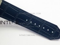 Classic Fusion 45mm Titanium WWF 1:1 V2 Best Edition Blue Dial On Blue Gummy Strap Asian HB1112