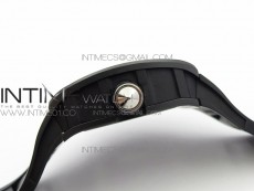 RM023 Real Ceramic Case KVF Best Edition Eagle Skeleton Dial SS Crown on Black Rubber Strap MIYOTA8215