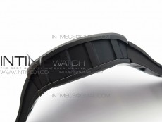 RM023 Real Ceramic Case KVF Best Edition Eagle Skeleton Dial SS Crown on Black Rubber Strap MIYOTA8215