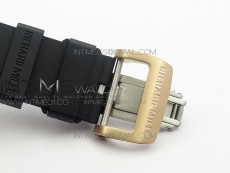 RM023 Real Ceramic Case KVF Best Edition Eagle Skeleton Dial RG Crown on Black Rubber Strap MIYOTA8215