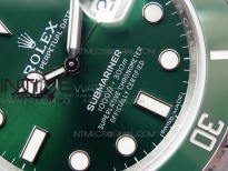 Submariner 116610 LV Green Ceramic 904L Nail Marker 1:1 Best Edition on SS Bracelet A3135
