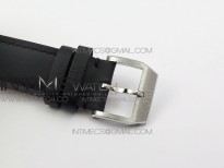 Mark XVIII IW327001 SS M+F 1:1 Best Edition Black Dial on Black Leather Strap A35111 (Free Nylon Strap)