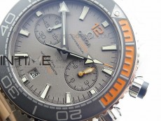 Planet Ocean Master Chronometer Chrono SS V2 OM 1:1 Best Edition Gray Dial on SS Bracelet A9900