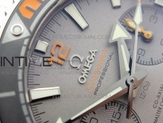 Planet Ocean Master Chronometer Chrono SS V2 OM 1:1 Best Edition Gray Dial on SS Bracelet A9900