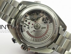 Planet Ocean Master Chronometer Chrono SS V2 OM 1:1 Best Edition Gray Dial on SS Bracelet A9900