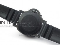 PAM1616 Carbotech 47mm VSF Best Edition Black Dial Blue Markers on Rubber Strap P.9010 Clone