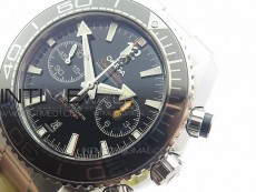 Planet Ocean Master Chronometer Chrono V2 SS OM 1:1 Best Edition Black Dial on SS Bracelet A9900