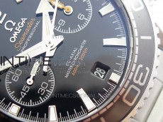Planet Ocean Master Chronometer Chrono V2 SS OM 1:1 Best Edition Black Dial on SS Bracelet A9900