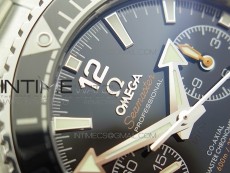 Planet Ocean Master Chronometer Chrono V2 SS OM 1:1 Best Edition Black Dial on SS Bracelet A9900