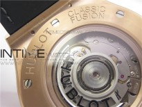 Classic Fusion 45mm RG WWF 1:1 Best Edition Gray Dial on Black Gummy Strap A2892