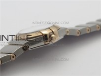 Constellation Ladies 27mm K11F 1:1 Best Edition SS/RG White MOP Dial Diamonds Markers on SS/RG Bracelet ETA Quartz