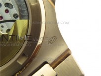Nautilus 5711/1R PPF 1:1 Best Edition Brown Textured Dial on RG Bracelet 324CS (Free box)