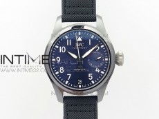 Big Pilot Real PR IW502003 Real Ceramic V2 ZF 1:1 Best Edition on Black Calfskin Strap A51111