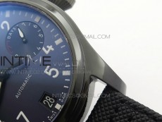 Big Pilot Real PR IW502003 Real Ceramic V2 ZF 1:1 Best Edition on Black Calfskin Strap A51111