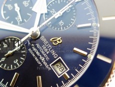 Super Ocean 1880 Heritage Blue Ceramic Bezel SS Blue Dial on A7750