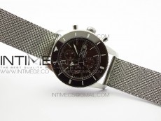 Super Ocean 1884 Heritage Blue Ceramic Bezel SS Brown Dial on A7750