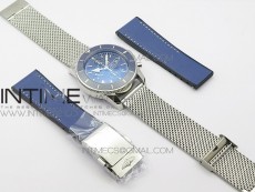 Super Ocean 1884 Heritage Blue Ceramic Bezel SS Brown Dial on A7750