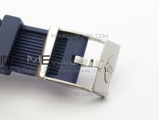 Challenger Chronograph SS Blue Dial on Rubber Strap A7750 (Free rubber strap)