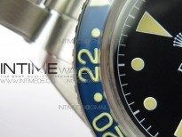 Vintage GMT Master Blue/Red Bezel Black Dial Style01 on SS Bracelet A2836