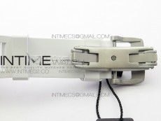 RM055 Real White Ceramic Case KVF Best Edition Skeleton Dial Red on White Rubber Strap MIYOTA8215