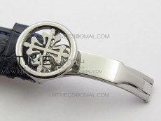 6102P Moon SS Blue Dial on Blue Leather Strap A240