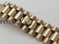 Datejust 31mm 278275 RG Dia Bezel BP Best Edition Gray Crystal Markers Dial on RG President Bracelet