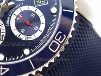 Conquest L3.840.4.56.6 Real Ceramic Bezel SS ZF 1:1 Best Edition Blue dial On Rubber Strap A7750