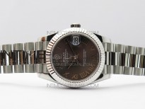 Datejust 31mm 278275 SS BP Best Edition Gray Roman Markers Dial on SS President Bracelet